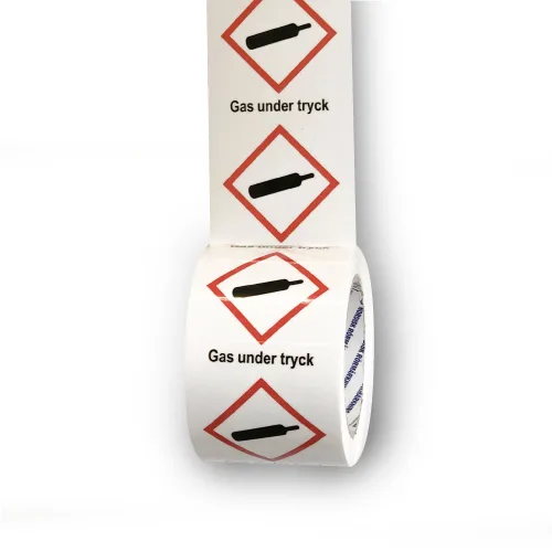 Faresymbol – Gass under trykk (75 mm)