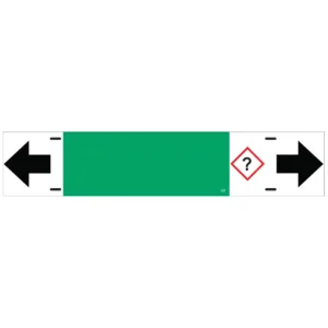 Rørmerkingsskilt 10-pk – Grønn – Varmeanlegg