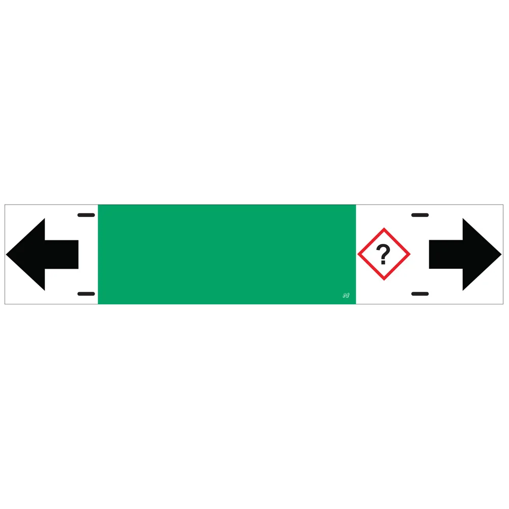Rørmerkingsskilt 10-pk – Grønn – Varmeanlegg