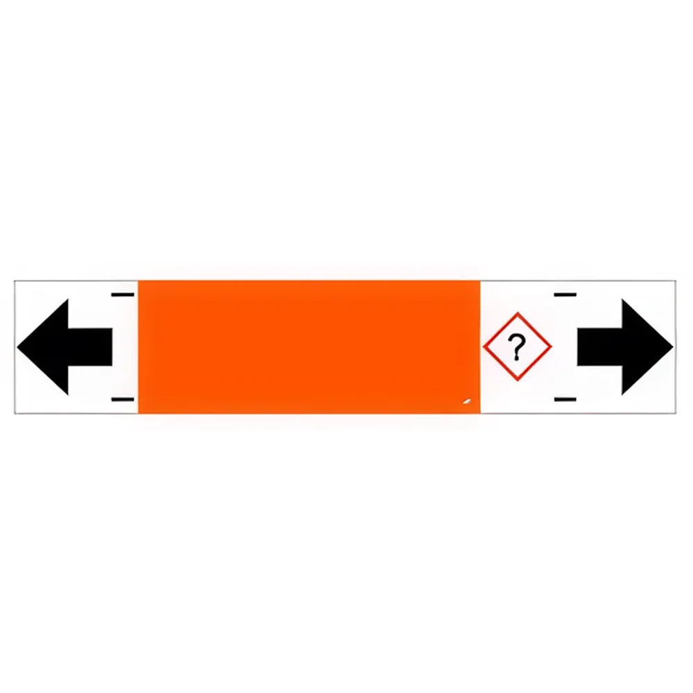 Rørmerkingsskilt 10-pk – Oransje – Prosessoljer
