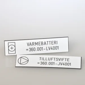 Merking av ventilasjonskanaler